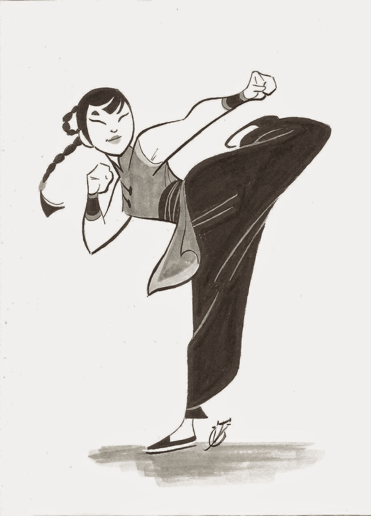 Sketch with 3D model aligned for reference